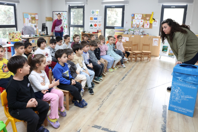 Nilüfer’de miniklere geri dönüşüm eğitimi