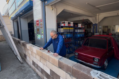 Bursa'da ortak kavgası büyüdü: Dükkanın önüne duvar ördü, kiracısı isyan etti