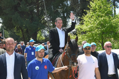 Osmangazi'de Geleneksel Rahvan At Koşusu heyecanı