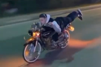 Bursa’da trafikte tehlikeli şov: Ölümle dans etti