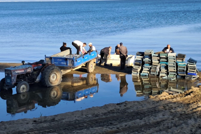 İznik Gölü’nde gümüş balığı sezonu açıldı