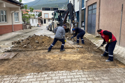 Gemlik Belediyesi Acil Müdahale Ekibi sahada