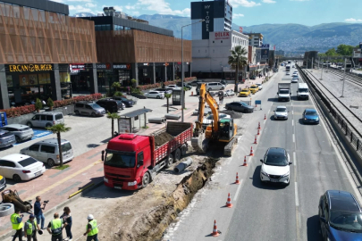 Bursa Büyükşehir, Osmangazi'de altyapıyı güçlendiriyor
