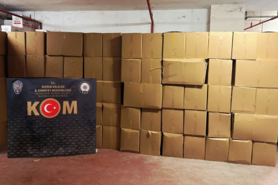 Bursa’da rekor kaçak makaron operasyonu