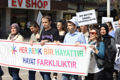 Bursa'da engelsiz bir gelecek için yürüdüler