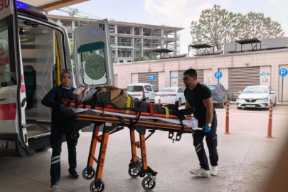 Bursa'da servis aracının çarptığı yaşlı adam yaralandı