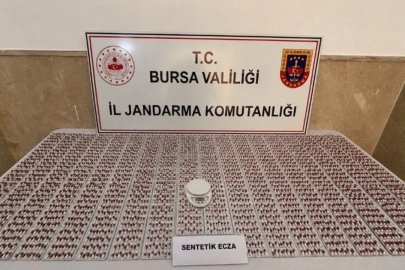 Bursa'da uyuşturucu operasyonu: Binlerce sentetik hap ele geçirildi