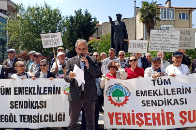 Emekliler Yenişehir'den seslendi: Seyyanen zam şart!