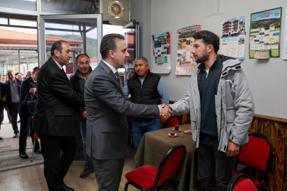 Başkan Vekili Biba'dan Keles'e ziyaret