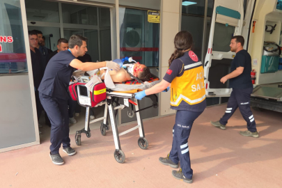 Bursa'da motosikletiyle virajda savrulan sürücü ağır yaralandı
