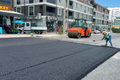 İnegöl’de asfalt çalışmaları sürüyor