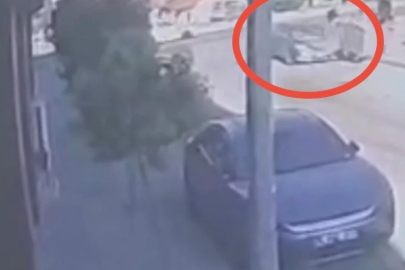 Bursa'da ehliyetsiz gencin kullandığı otomobil mağazaya daldı!