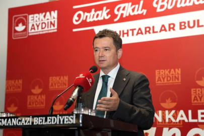 Osmangazi Belediye Başkanı Aydın muhtarlarla buluştu