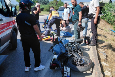 Bursa'da tır ile motosiklet çarpıştı: 1 ağır yaralı