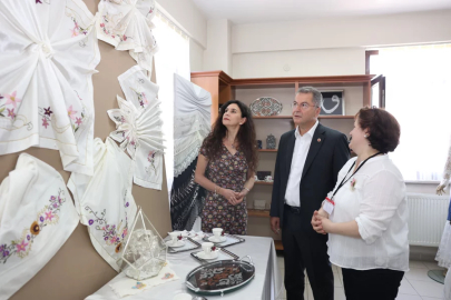 OSMEK Namık Kemal kursiyerlerinden yıl sonu sergisi