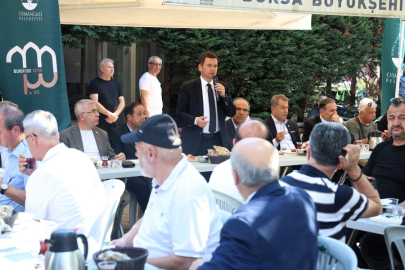 Osmangazi Belediye Başkanı Aydın mahalle buluşmalarını Alemdar'da sürdürdü