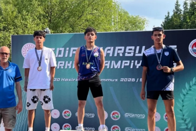 Osmangazili Atletler U16 Türkiye Şampiyonası'na damga vurdu