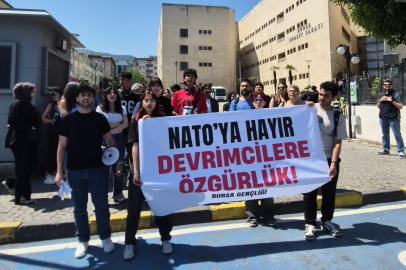 Bursa'daki NATO gözaltılarına protesto: "Arkadaşlarımız serbest bırakılsın"
