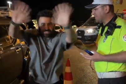 Bursa'da alkollü çıkmayan sürücü sevinçten yerinde duramadı