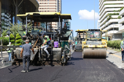 Odunluk'ta Akademi Caddesi yenilendi, asfalt çalışmaları tamamlandı