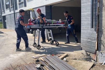 İnegöl'de otomobilin altında kalan tamirci ağır yaralandı