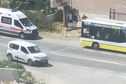 Bursa'da otobüste fenalaşan yolcu hastaneye kaldırıldı