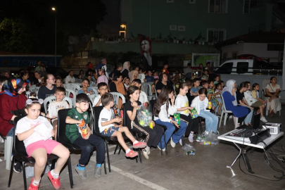 Osmangazi'de yaz akşamları sinema keyfiyle renklendi