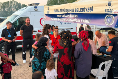 Bursa Büyükşehir'den mevsimlik tarım işçilerine destek