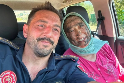 KOAH hastası olmasına rağmen 65 yaşındaki Hanife Teyze yangına koştu