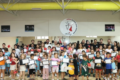 Nilüfer'de Tam Gün Spor Okulları'nda 3'üncü dönem sona erdi