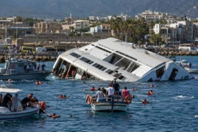 Girne açıklarında gemi faciası: Kayıp 18 kişiyi arama çalışmaları sürüyor