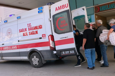Bursa'da sobadan sızan gazdan etkilenen çift hastanelik oldu