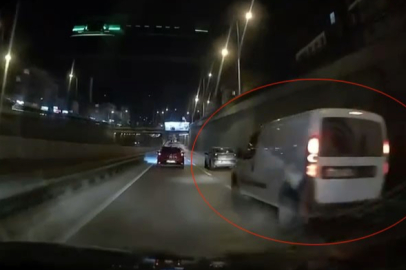 Bursa'da makas atarak trafiği tehlikeye attı