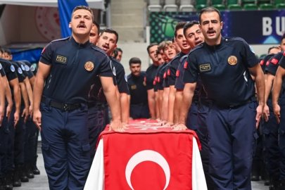 Bursa İtfaiyesi güçleniyor: 150 yeni personel göreve başladı