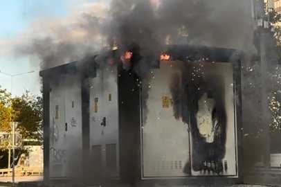 Bursa'da korkutan trafo yangını
