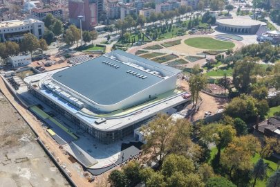 Bursa'da Atatürk Spor Salonu inşaatında yüzde 80 seviyesine ulaşıldı
