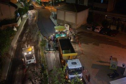 Bursa Büyükşehir ekiplerinden ulaşımda gece mesaisi