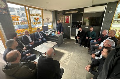 Anahtar Parti Bursa'dan korsan taşımacılığa karşı taksi esnafına destek