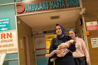 Bursa'da kanepeden düşen bebek beyin kanaması geçirdi