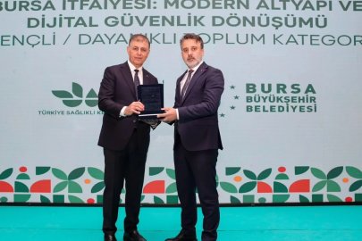 Bursa Büyükşehir Belediyesi'nin itfaiye yatırımlarına ödül