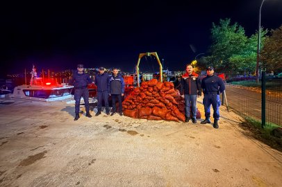 Gemlik’te yasa dışı midye avına 174 bin TL ceza!