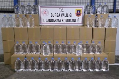 Bursa’da bin 260 litre etil alkol ele geçirildi