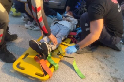 Bursa’da motosikletin çarptığı 9 yaşındaki çocuk yaralandı