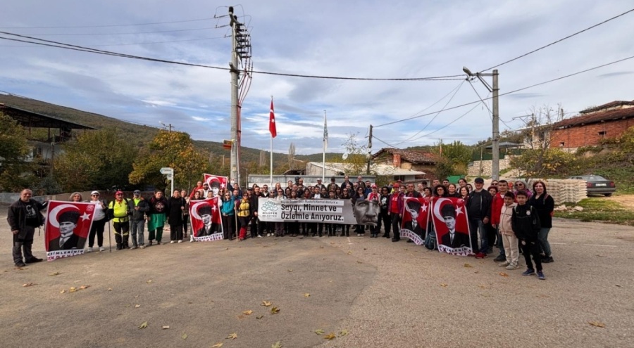 Nilüferliler, Mysia Yolları’nda Atatürk’ü andı