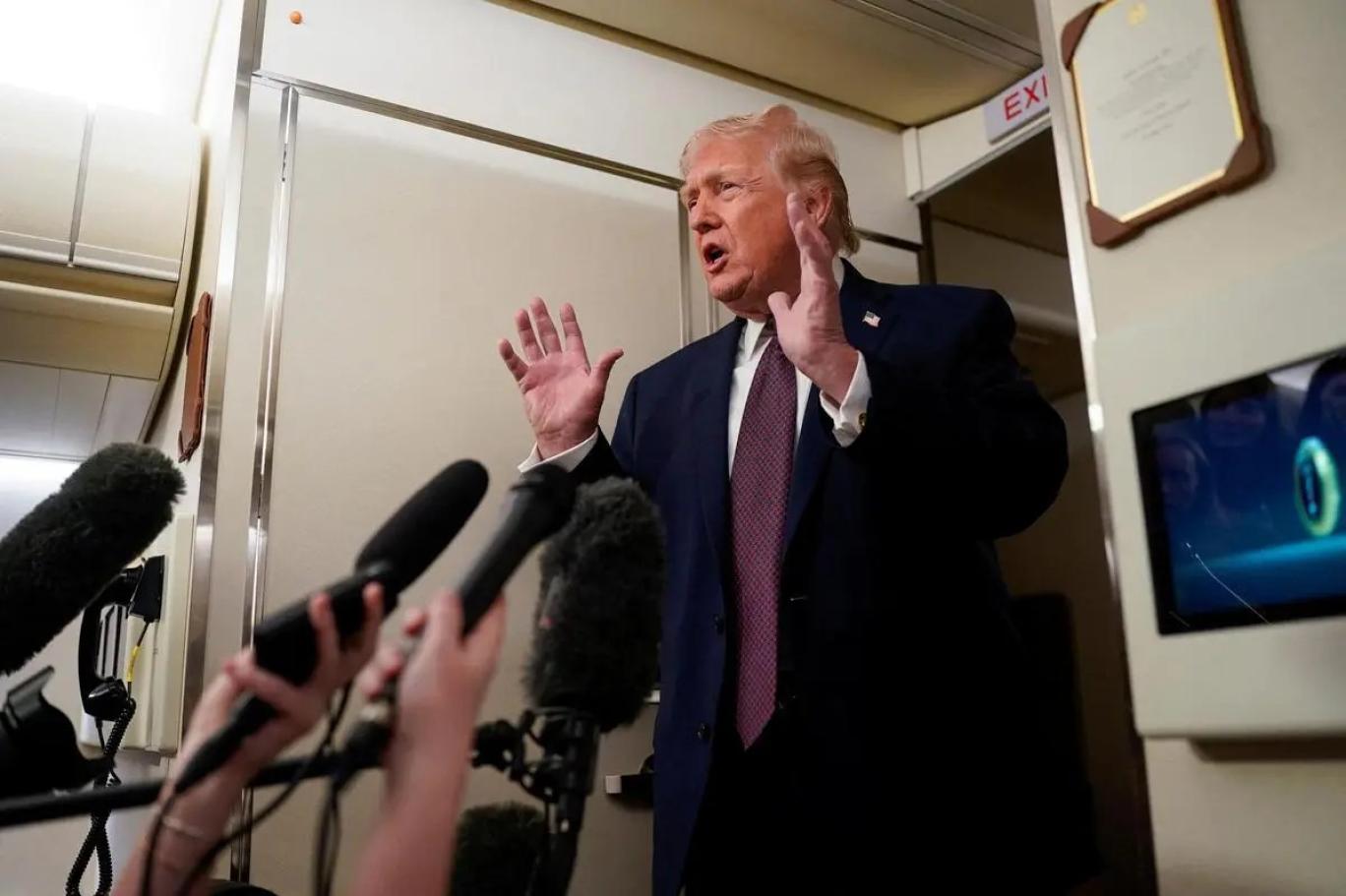 Trump: İran’da protestoyu sürdürün, kurumları ele geçirin